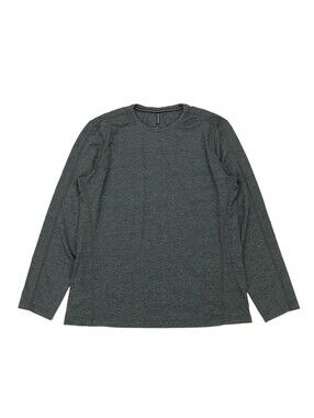 Ten Thousand Versatile Long Sleeve Shirt Mens Large L Gray Crewneck Pullover Gym
